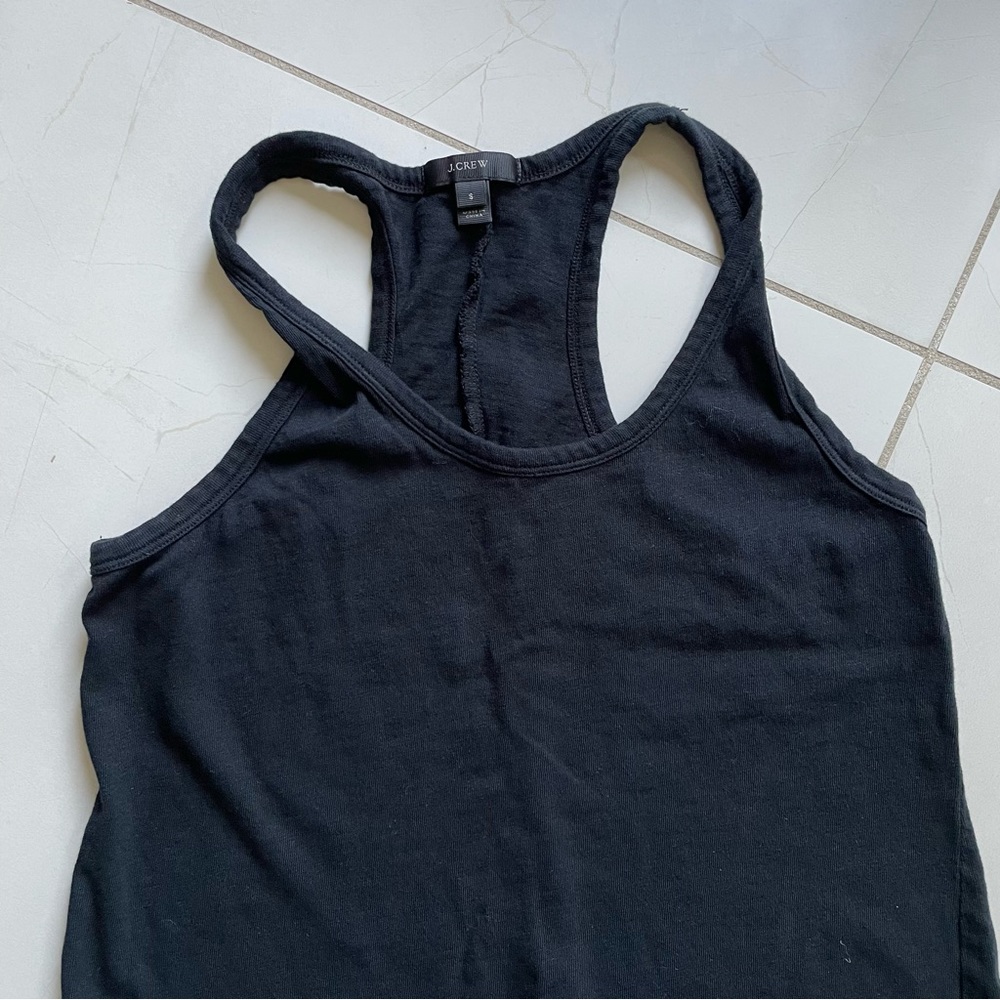 J.Crew Black Cotton Beach Cover Up